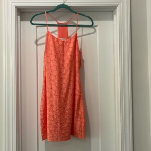 1.STATE coral/orange racerback dress size small